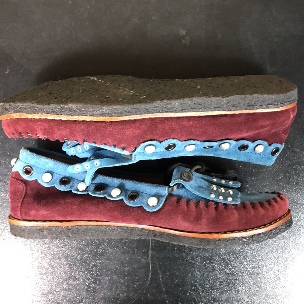 Coach Rexy Stud Charms Embellished Slip On Moccasin Sandal Shoes Women size 8.5B - Picture 8 of 10